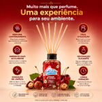 Difusor de Aromas Perfumado Cereja e Avelã 100ml Novo Frescor - Imagem 4