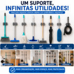 Suporte Adesivo de Vassoura e Rodo Resistente Kit 4 Unidades - Imagem 6