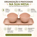 Kit Petisqueira Funny Evo 3 Peças Sustentável Lanches Festas - Imagem 5