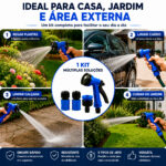 Esguicho 5 Posições Rayco Kit Conectores Mangueira Jardim - Imagem 7