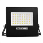 Refletor LED 50W Slim Branco Frio 6500K Bivolt Economax - Imagem 2