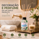 Difusor de Aromas Perfumado Chá Branco 100ml Novo Frescor - Imagem 6