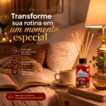 Difusor de Aromas Perfumado Cereja e Avelã 100ml Novo Frescor - Imagem 6