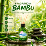 Difusor de Aromas Perfumado Bambu 100ml Novo Frescor - Imagem 5
