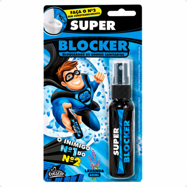 Bloqueador de Odores Super Blocker Lavanda 60ml Novo Frescor