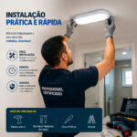 Kit 4 Luminárias LED Kian Turtle 12W Oval Sobrepor 4000K - Imagem 5