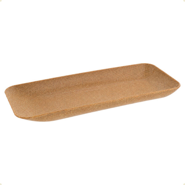 Travessa Retangular Pequena Evo 26x10,8x2cm Cerejeira