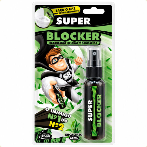 Bloqueador de Odores Super Blocker Eucalipto 60ml Novo Frescor