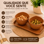 Kit Petisqueira Funny Evo 3 Peças Sustentável Lanches Festas - Imagem 7