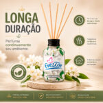 Difusor de Aromas Perfumado Chá Branco 100ml Novo Frescor - Imagem 3