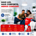 Kit 10 Lâmpadas LED Kian Classic 9W Bivolt 6500K Branco Frio - Imagem 3