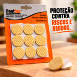 Pezinho de Cadeira Adesivo Bestfer Protetor EVA 54 Peças - Imagem 2