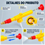 Pulverizador Manual Para Garrafa Pet Bico Metal Regulável - Imagem 8
