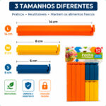 Kit Prendedor Plástico Lacre Fecha Embalagem 10 Unidades - Imagem 4