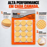 Pezinho de Cadeira Adesivo Bestfer Protetor EVA 18 Peças - Imagem 3