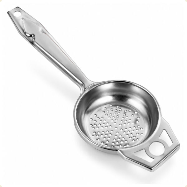 Coador Infusor de Chá Com Alça Aço Inox Peneira 15cm