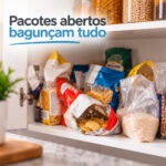 Kit Clip Prendedor Plástico Lacre Fecha Pacote 14 Unidades - Imagem 2