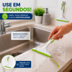 Rodinho de Pia Mini 13cm Multiuso Plástico Cozinha Banheiro - Imagem 4