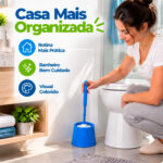 Kit 3 Escovas Sanitárias Plástico Com Suporte Vaso Banheiro - Imagem 5