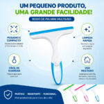 Rodinho de Pia Mini 13cm Multiuso Plástico Cozinha Banheiro - Imagem 5