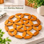 Descanso de Panela em Bambu 21x21cm Casita - Imagem 4