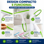 Rodinho de Pia Mini 13cm Multiuso Plástico Cozinha Banheiro - Imagem 7