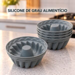 Forma De Silicone Cupcake Casita Muffin Mini Pudim 12 Peças - Imagem 3
