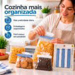 Kit Clip Prendedor Embalagens Plástico 5 Unidades 11cm - Imagem 4