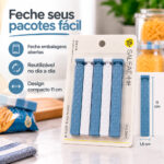 Kit Clip Prendedor Embalagens Plástico 5 Unidades 11cm - Imagem 6